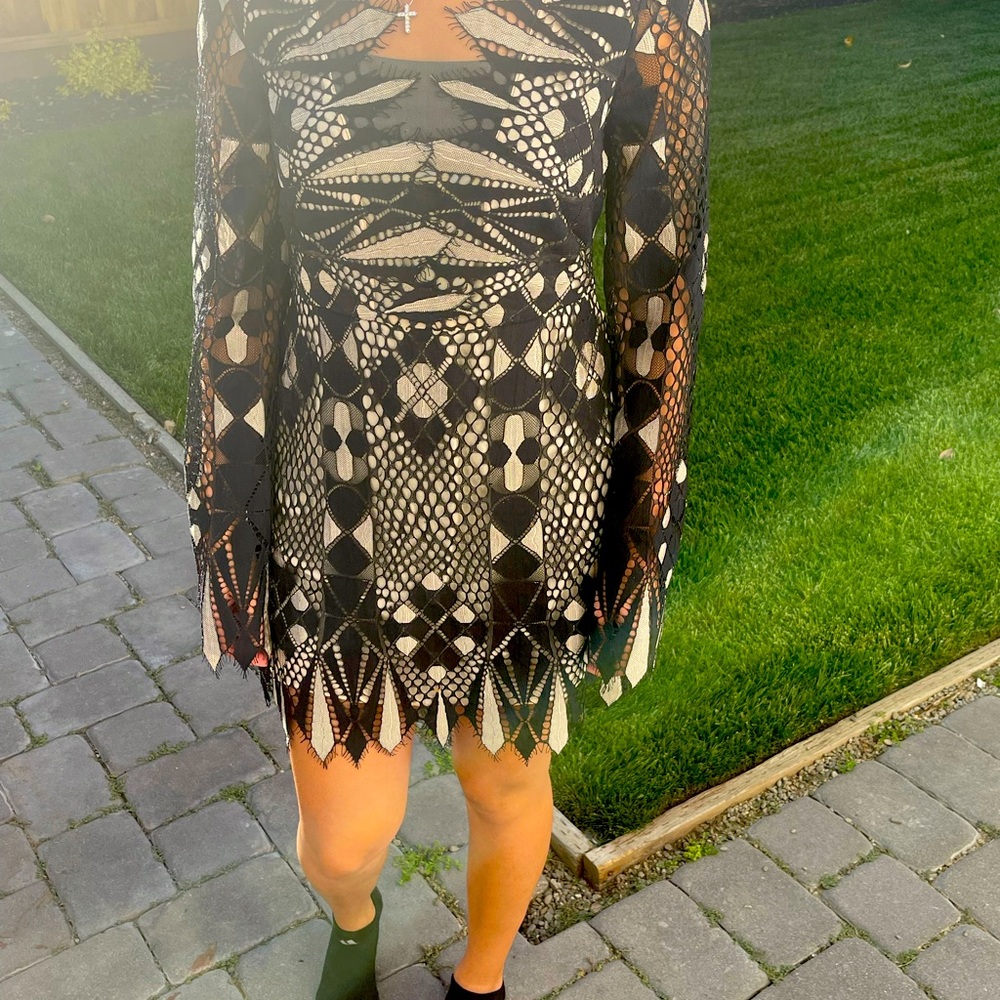 Unique lace dress